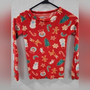 Cat & Jack girls size 8 christmas pjs